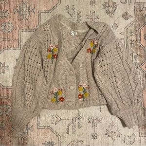 For Love & Lemons Floral Cardigan